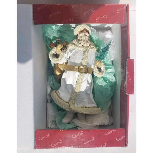 Vintage Clothtique Possible Dreams Christmas Santa in White Coat VTG 1988 713036 - Picture 12 of 13